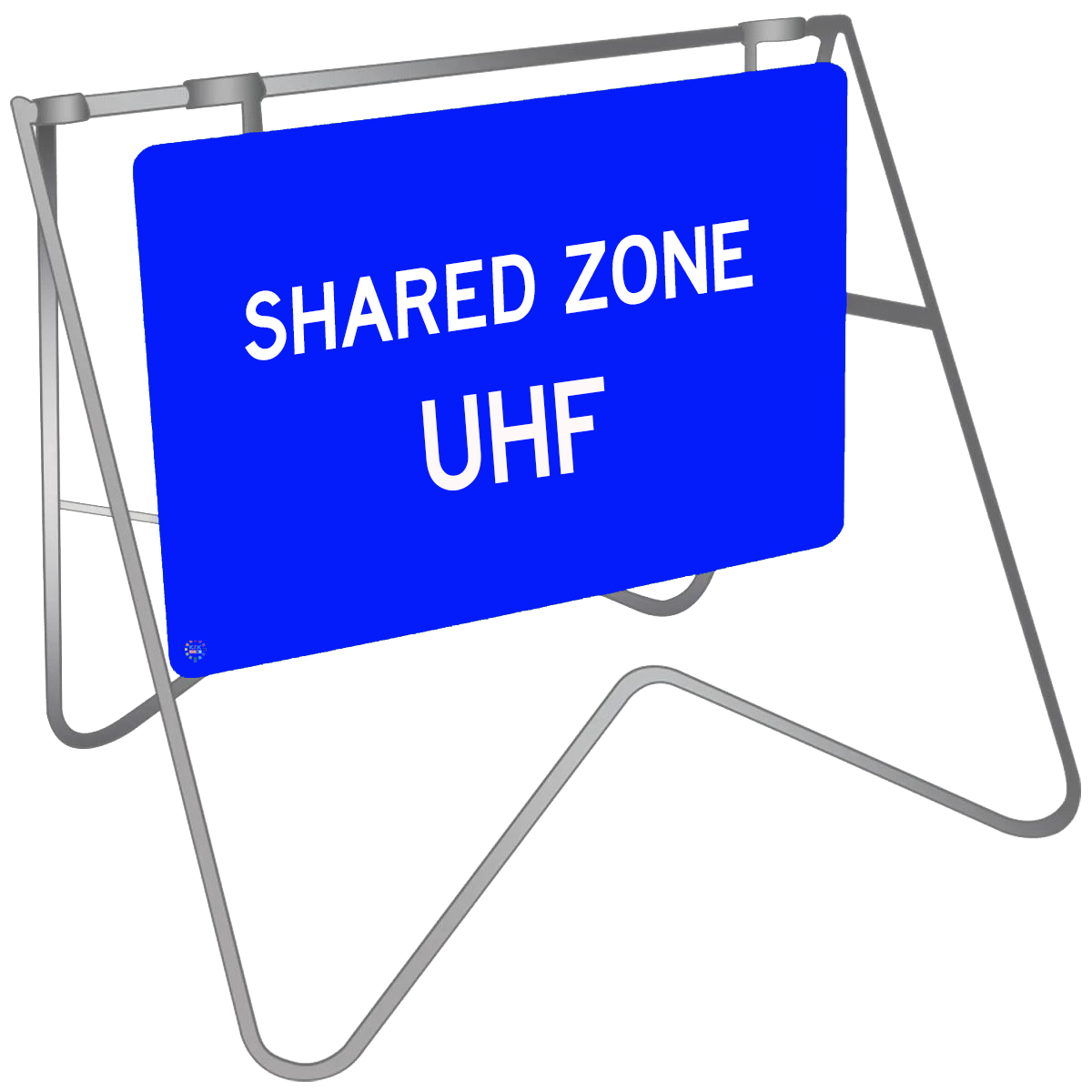 Sign And Stand Shared Zone Uhf K2k Signs Australia