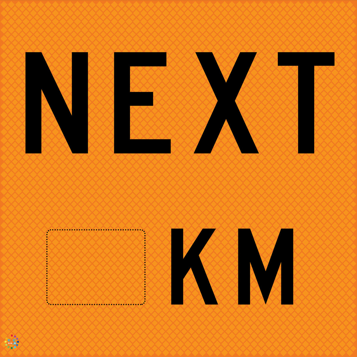 Multi Message Temporary Road Traffic Sign Next Km K2k Signs