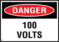 Danger 100 Volts