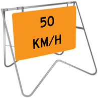 50 KM/H - Swing Stand & Sign 