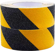 Load image into Gallery viewer, Yellow Black Indoor / Outdoor Anti Slip Floor Tape