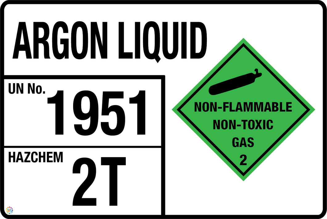 Argon Liquid Signage