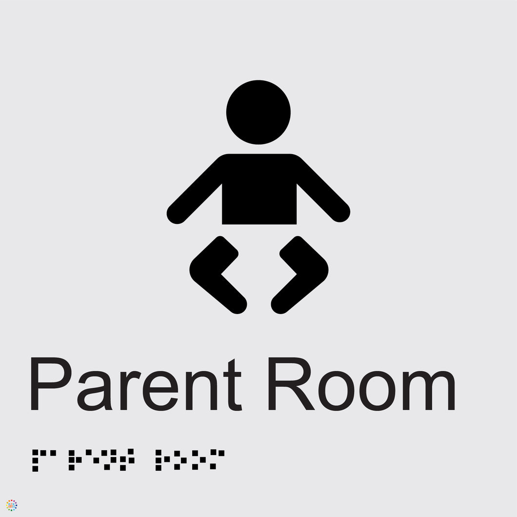 Baby Change Parent Room - Braille and Tactile Sign