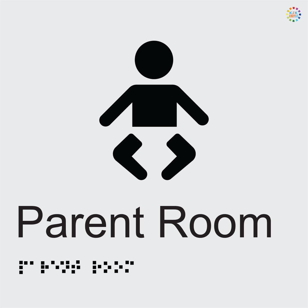 Baby Change Parent Room - Braille and Tactile Sign