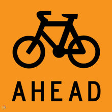 Load image into Gallery viewer, Cyclist Ahead Sign