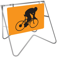 Cyclist Event - Swing Stand & Sign