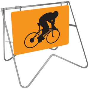 Cyclist Event - Swing Stand & Sign