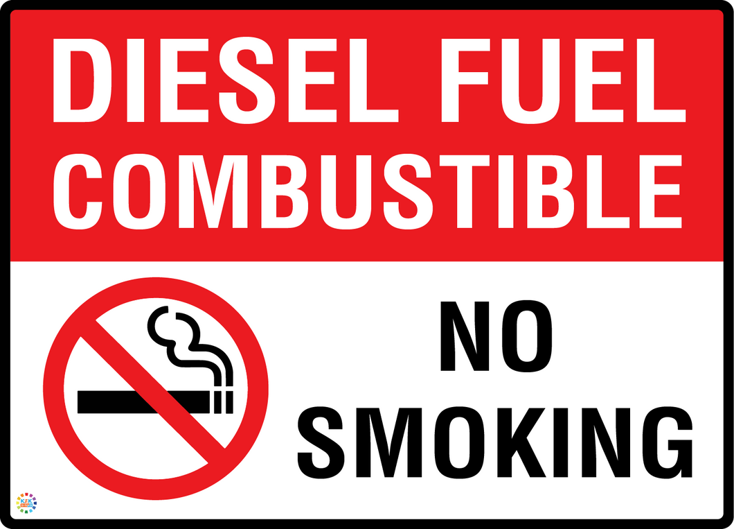 Diesel Fuel Combustible No Smoking