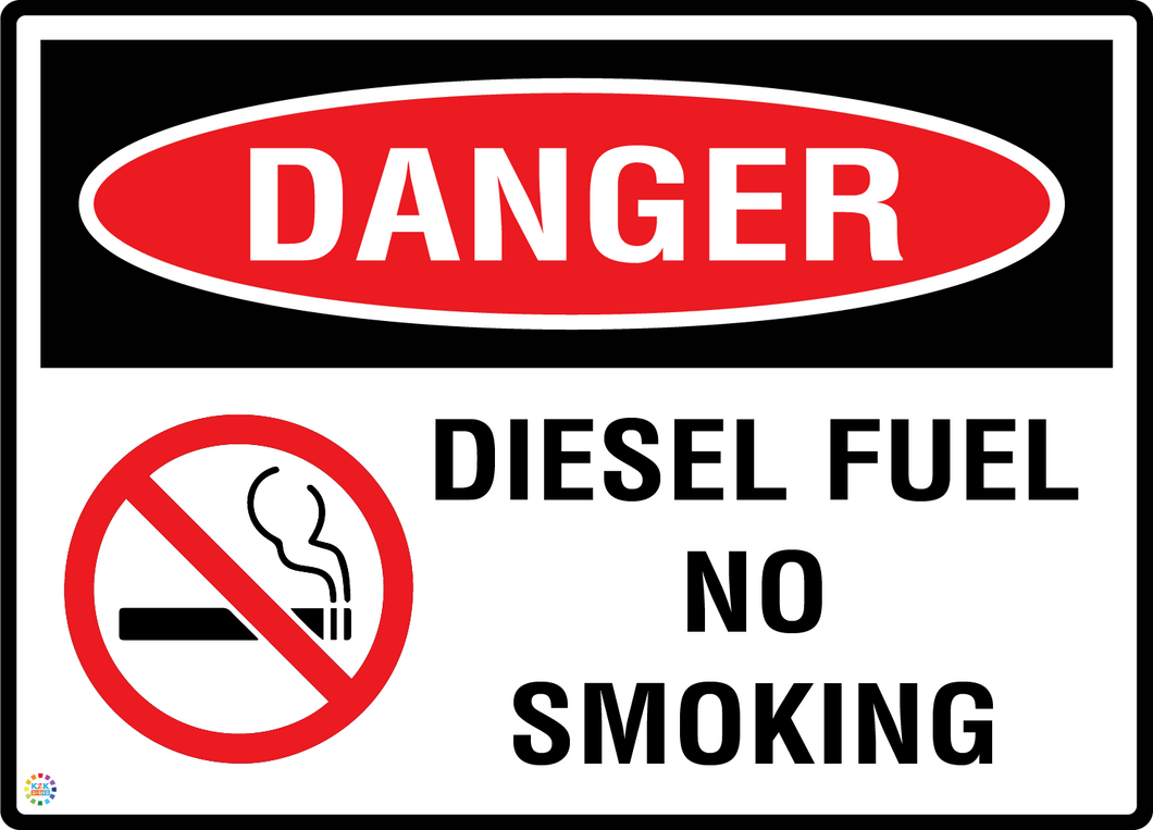 Danger Diesel Fuel No Smoking