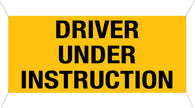 Driver Under Instruction Banner