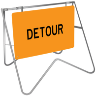 Detour - Swing Stand & Sign