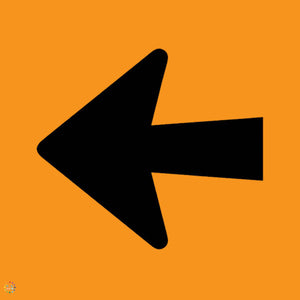 Detour Marker Left Arrow Sign