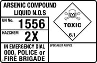 Arsenic Compound Liquid N.O.S (Transport Panel/Sign)