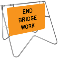 End Bridge Work - Swing Stand & Sign 