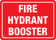 Fire Hydrant Booster Sign