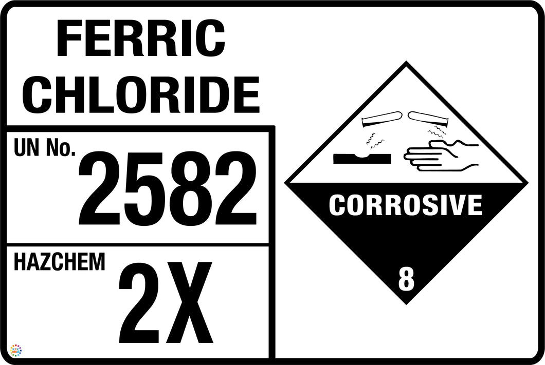 Ferric Chloride Signage