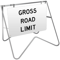 Gross Road Limit - Swing Stand & Sign