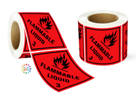 Class 3 Flammable Liquid Label Roll