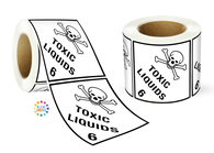 Class 6 Toxic Liquids Label Roll