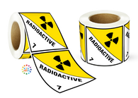 Class 7 Radioactive Label Roll