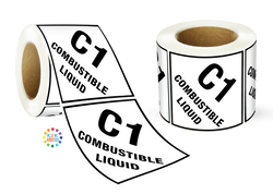 C1 - Combustible Liquid Label Roll