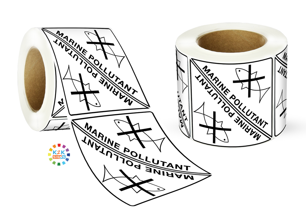 Marine Pollutant Label Roll