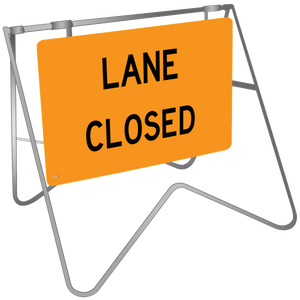 Lane Closed - Swing Stand & Sign