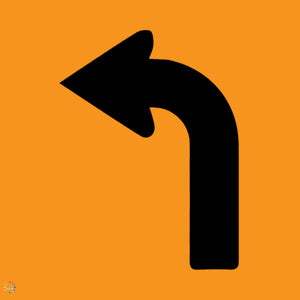 Lane Status Left Turn Sign