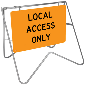 Local Access Only - Swing Stand & Sign