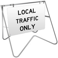 Local Traffic Only - Swing Stand & Sign