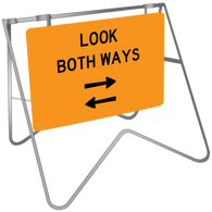 Look Both Ways - Swing Stand Sign 