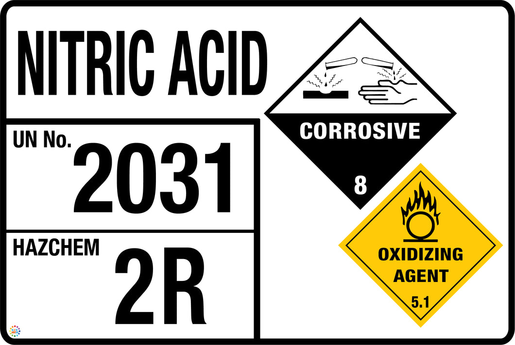 Nitric Acid Signage