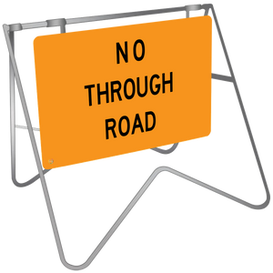 No Through Road - Swing Stand & Sign