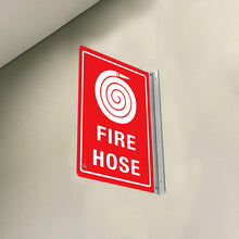 Load image into Gallery viewer, FIRE HOSE - DOUBLE SIDED OFF WALL SIGN