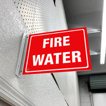 Load image into Gallery viewer, FIRE WATER - DOUBLE SIDED OFF WALL SIGN