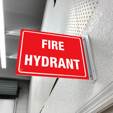 Load image into Gallery viewer, FIRE HYDRANT - DOUBLE SIDED OFF WALL SIGN