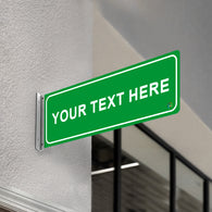 YOUR TEXT HERE - DOUBLE SIDED OFF WALL SIGN