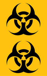 Supplementary Pipe Marker - Biological Hazard