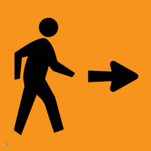 Load image into Gallery viewer, Pedestrian Right way Sign