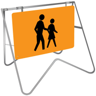 Pedestrians Picto - Swing Stand & Sign 