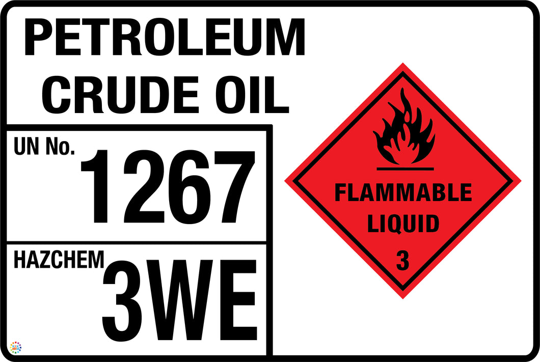 Petroleum Crude Oil Signage