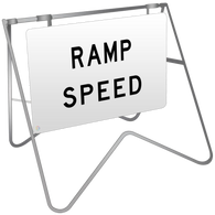 Ramp Speed - Swing Stand & Sign