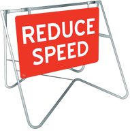 Reduce Speed - Swing Stand & Sign