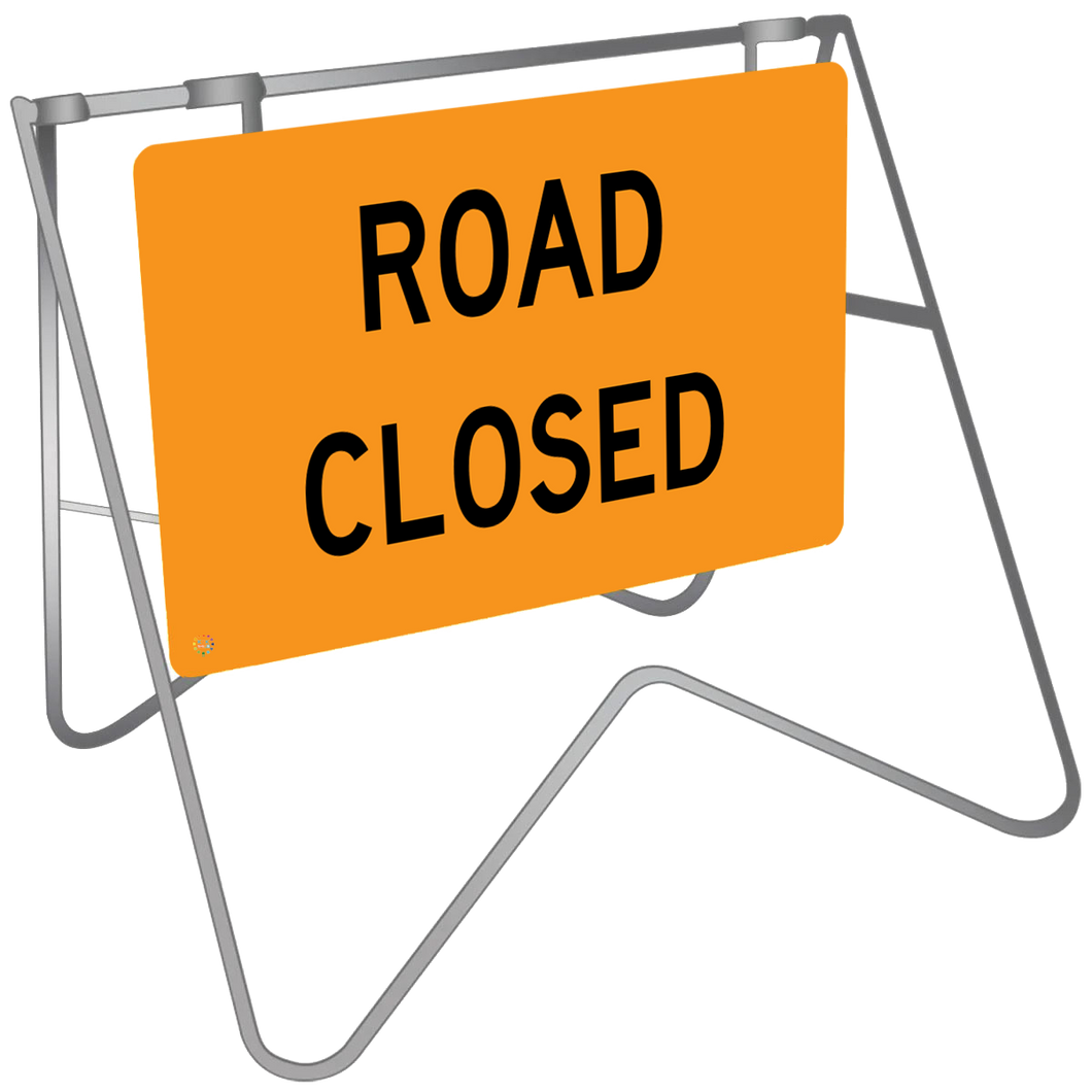 Road Closed - Swing Stand & Sign