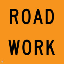 Load image into Gallery viewer, Road Work Sign