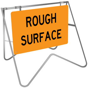 Rough Surface - Swing Stand & Sign