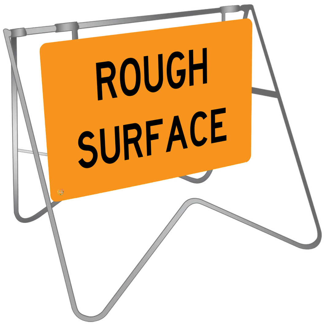 Rough Surface - Swing Stand & Sign