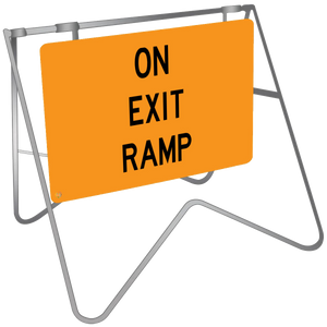 Swing Stand & Sign – On Exit Ramp