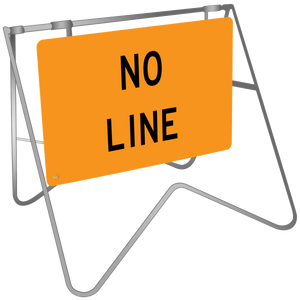 Swing Stand & Sign – No Line