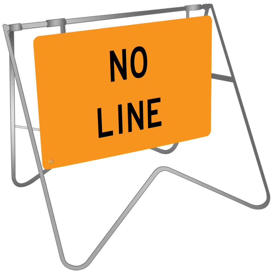 Swing Stand & Sign – No Line